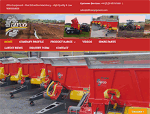 Tablet Screenshot of difcoequipment.com